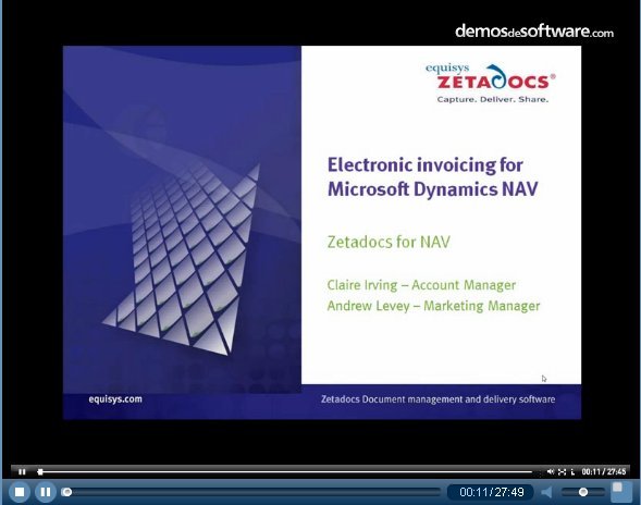 Especial Zetadocs: Gestión Documental para Microsoft Nav. 5 webinars en inglés.