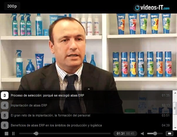 abas ERP en el Grupo Belloch, empresa española del sector cosmético. Video-reportaje de 8 minutos.