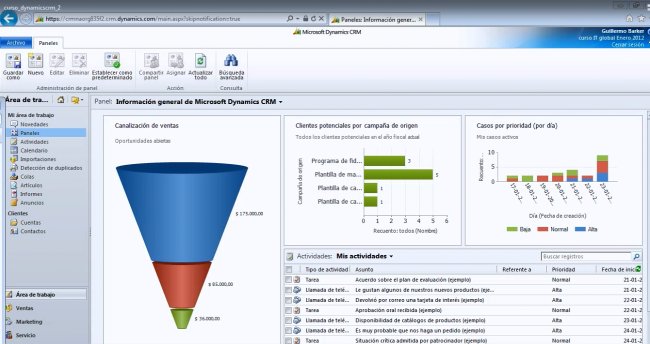 Microsoft Dynamics CRM para usuarios de negocio. Video-Curso online de 4 horas.