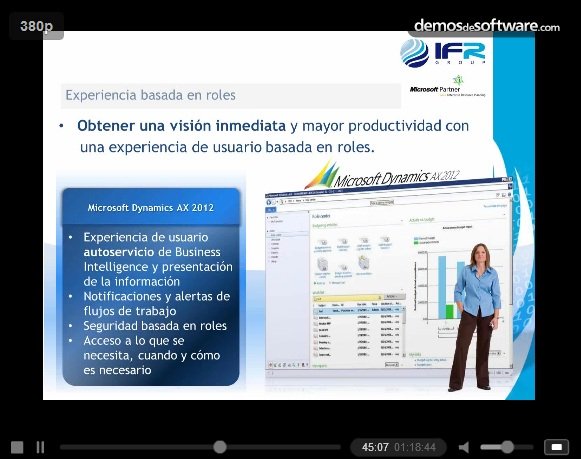 Business Intelligence para Microsoft DynamicsAX 2012, por IFR Group. Webinar de 1 hora y 20 minutos.