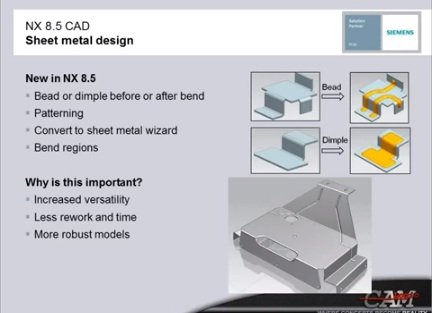 Novedades de NX 8.5, por Siemens PLM. Vídeo en inglés de 30 min.