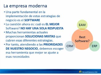 Gestión de activos empresariales con Microsoft Dynamics CRM, por Microsoft. Webinar de 1 hora.