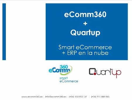 Integración en la nube: el ERP en el Comercio electrónico, por eComm360. Webinar de 2 horas.