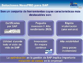 Nesspro presenta su catálogo de herramientas para SAP. Webinar de 45 min.