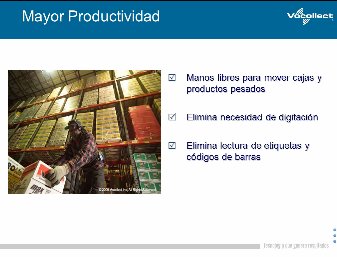 Ventajas del trabajo dirigido por voz en los procesos de distribución, según Vocollect. Webinar de 40 minutos.