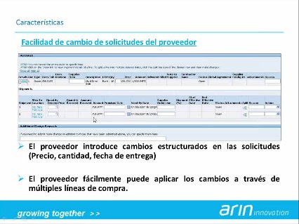 Colaboración con los Proveedores mediante iSupplier Portal, de Oracle. Webinar de 35 minutos.