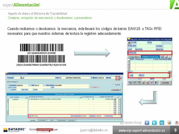 Trazabilidad: el detalle de la producción con Expert Alimentación, por Datadec. Webinar de 40 minutos.