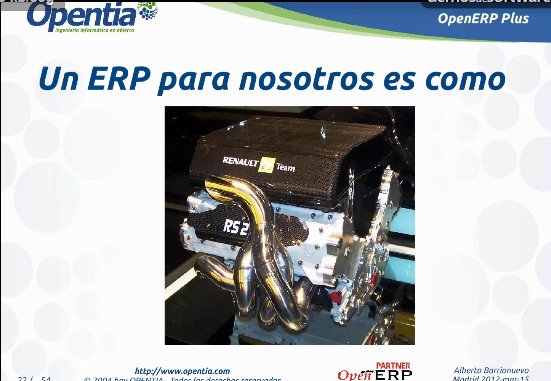 OpenERP como alternativa a SAP en grandes implantaciones, por Opentia. Webinar de 30 minutos.