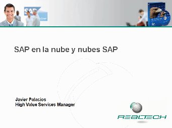 SAP Day. 8 horas sobre servicios y productos SAP novedosos. Conferencia online.