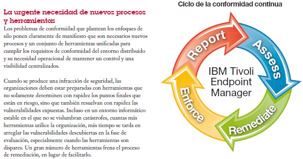 Mejores prácticas para la auditoría y gestión de puntos finales para entornos distribuidos. Informe técnico de IBM.