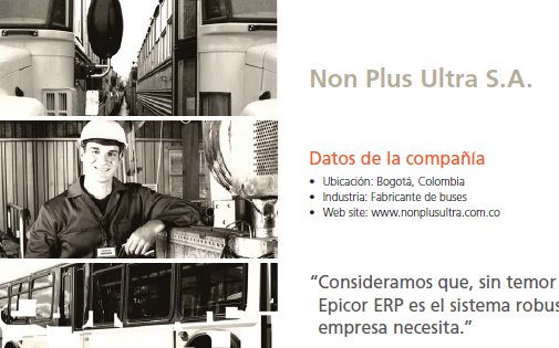 La empresa colombiana de fabricación y comercialización de vehículos Non Plus Ultra utiliza el ERP de Epicor para agilizar y mejorar sus procesos productivos