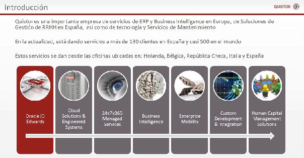 Oracle JD Edwards in a Box, por Quistor. Webinar de 1 hora.