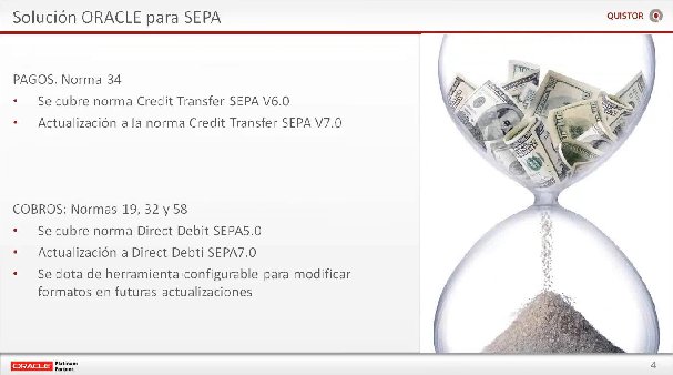 Adaptación con JD Edwards a la normativa SEPA y al Pago del IVA al Cobro, por Quistor. Webinar de 30 minutos.