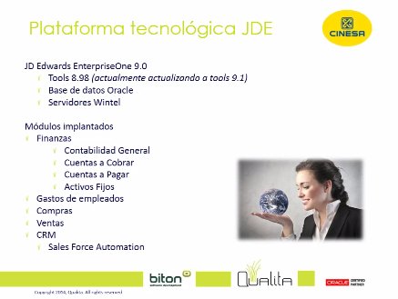 Automatización de Cuentas a Pagar en Oracle JD Edwards: eBit for JDE. Caso de éxito Cinesa. Webinar de media hora.