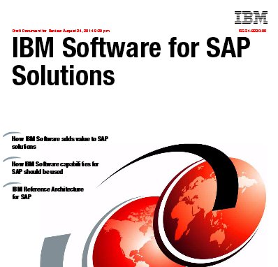 IBM software para SAP. IBM ReedBook (sept. 14) 