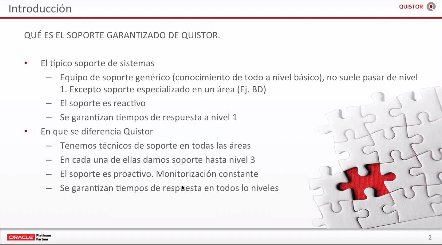 Servicio integral de mantenimiento y outsourcing IT de Quistor. Webinar de 35 mn.