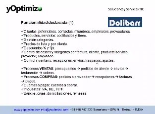 Dolibarr, ERP Open Source. Intro y demo. Webinar de 40 minutos.