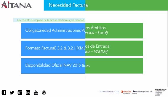 Factura electrónica para Microsoft Dynamics NAV & AX. Webinar de 30 minutos