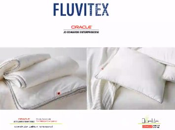JD Edwards en Fluvitex, fabricante de almohadas y edredones. Webinar de 50 minutos.