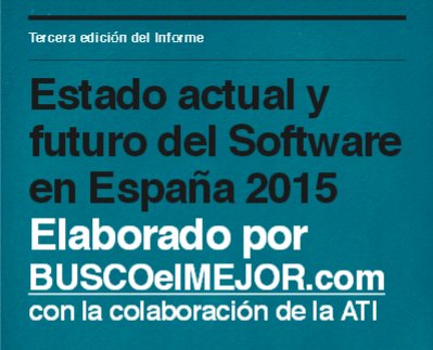 Informe sobre el software de gestión en España 2015. Por Buscoelmejor.com. [Informe completo]