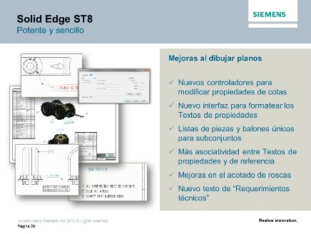 Novedades en Siemens Solid Edge ST8 [Webinar de 75 mnts.]