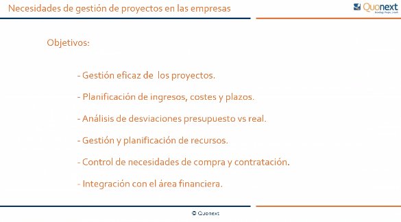 Gestión avanzada de proyectos con Microsoft Dynamics NAV (Navision) [Webinar de 1 hora.]