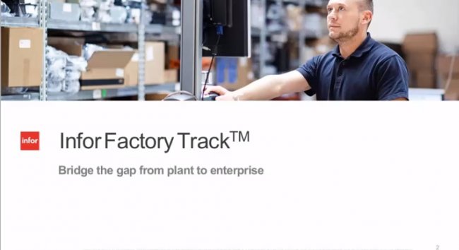 Infor Factory Track: Control de la Producción en Fabricación [Webinar de 49 mnts.]