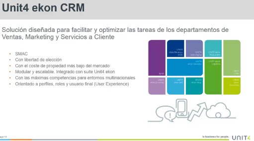 Unit4 CRM: Intro y demo [Screencast 15 mnts.]