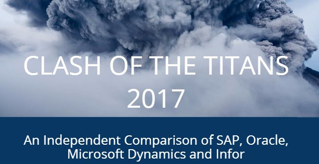 Comparativa: SAP, Oracle, Microsoft Dynamics, Infor