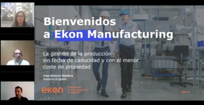 Gestión de la producción y planificación finita con Ekon Manufacturing